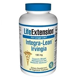 Life Extension Integra - Lean Irvingia, 150mg, Vegetarian Capsules, 60-Count