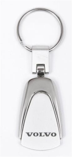 Volvo Chrome Tear Drop Keychain