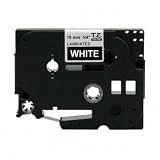 31nvFEXvShL. SL160  3/4 inch PTouch White on Black 1 Pack