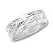 Sterling Silver Diamond-cut 7mm Fancy Ring