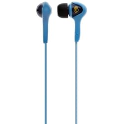 Skullcandy Smokin Bud Mic Headphones - Light Blue / Navy