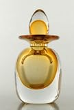 Amber Art Glass Perfume Bottle X146-4