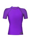 Aeroskin Nylon Short Sleeve Rash Guard, Solid Colors