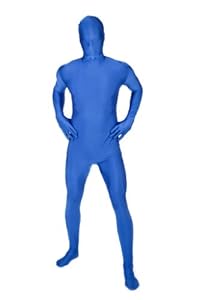 Original Morphsuit Fancy Dress Costume ,Blue, Medium