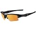 Oakley FLAK JACKET XLJ TRANSITIONS Jet Black/Black Persimmon to Grey Sunglasses