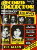 RECORD COLLECTOR MAGAZINE No. 84, The Who, Prince and Marc Bolan and T-Rex.