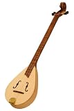 Roosebeck DMWFSLT Wildwood Dulcimer, Lacewood, F-Hole Openings and Scrolled Pegbox