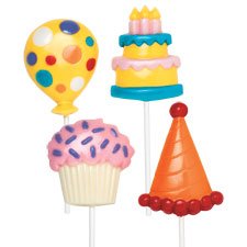WILTON BIRTHDAY LARGE LOLLIPOP MOLD 2115-4434