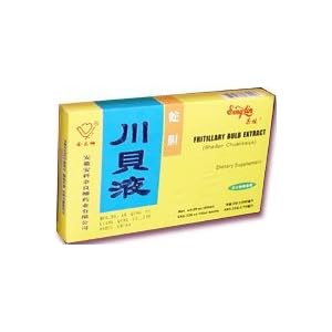 Fritillary Bulb Extract (Sweet) Oral Liquid (Shedan Chuanbei Ye) 6 Vials X 3 by 