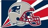 The New England Patriots 5-piece Ultimate Fan Pack - Flag, Banner, Car Flag, Travel Mug, Steering Wheel Cover