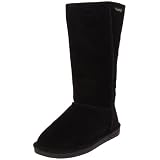 BEARPAW Women's Emma 12 Shearling Boot Black Size 6