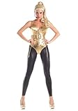Party King 80s Pop Diva, Gold, Large