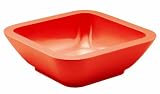 Zak Designs - 0050- 0321E - Coupelle carrée - 15cm - Rouge - Seaside - mélamine