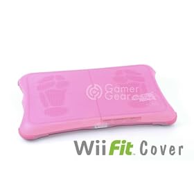 Wii Fit Cover - Pink Fit Guard Grip - Wii Fit Sleeve designed for the Nintendo Wii Fit Balance Board - 100% Silicone - Awesome Wii Fit Skin