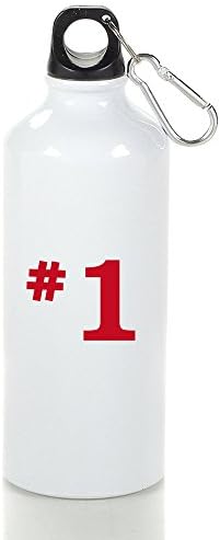 WATE #1 Foxy Grandpa Aluminum Water Sports Bottle White For Traveling Climbing Hiking Biking