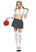 2PC Classic Schoolgirl Uniform Sexy Holiday Party Costume