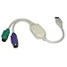 USB Splitter PS2 Keyboard Mouse Active Adaptor Cable