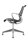 Setu Home Office Desk Task Chair by Herman Miller - 4 Star Swivel Base, Fixed Height, Graphite with Arms