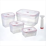 Vac 'n Store 4 Piece Rectangular Edition in Ruby