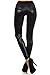 World of Leggings Night Rider Faux Leather Leggings - Women Fashion Legwear