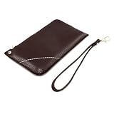 Designer ZIP Handy Tasche Handtasche mit Reißverschluss Passend für LG A130/A190/A200/A230/A350/C105/C310/C320/C900 Optimus 7Q/GT540 Optimus/Cookie T300/T310/T320/T515 duo/E900 Optimus 7/EGO T500/EGO Wi-Fi/E906 Jil Sander Mobile/GT550 Encore/GC900 Viewty Smart/GM360 Viewty Snap/GD510/GD550 Pure/GD880 Mini/GT505/GD900 Crystal/GM730 Eigen/GM750/GS290/GS500/GU200/KC560/KE800/KE820/GT400 Viewty Smile/GT405/Viewty gt/GT500 Puccini/GW370 Rumour Plus Hülle Case Etui Bag Schutzhülle Braun