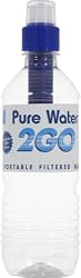 PET bottle 16oz clear level 1 filter Pure Water 2GO