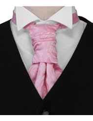 Swagger & Swoon Wedding Rose Pale Pink Scrunchie Cravat by Swagger & Swoon