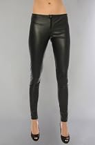 Tripp NYC The Vinyl Legging in Black,Leggings for Women