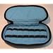 14-Bottle 5/8 dram Essential Oil Carrying Cases holds 5ml, 10ml and 15ml bottles - Royal Blue with Baby Blue interior