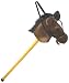 Plush Light Brown Giddy Pony Stick Horse 37