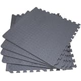 6Pc Inter-Locking Cushion Floor Mat Set