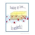 Soaking up love is wonderful Motivational Photographic Poster Print by Howard Evan Weintraub, 8x10