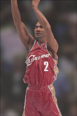 McFarlane Toys NBA Sports Picks Series 4 Action Figure Dajuan Wagner (Cleveland Cavaliers) Red Jersey