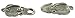 Large Saga Pewter Cloak Clasp: 2 7/16