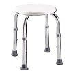 Bath Stool Round - White