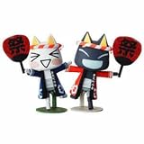 どこでもいっしょ プライズリボルテック トロ&クロ コスチュームシリーズNo.1 夏祭りVer. 全2種セット
