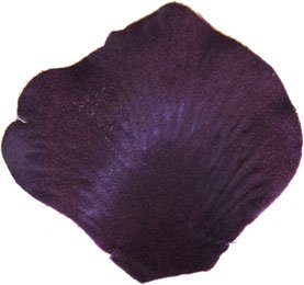 1000 Silk Rose Petals Lapis Deep Purple