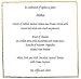 Gold Frosted Deckle Menu Card