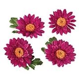 4 Deko-Accessoires "Gerbera". PS19748