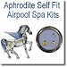 Kitchen & Housewares : Aphrodite 12 Nozzle Electronic VariSpeed Spa Kit, Gold Nozzles, Gold Controls