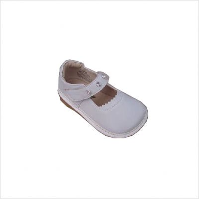 Mary Jane in White Color: Gold - Size: 3 Mary Jane in White Color: Gold - Size: 3