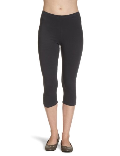 Lana naturalwear Damen Legging  121 2555 5300 Caprilegging, Gr. 34/36 (XS), Grau (8250 gra Preisvergleich