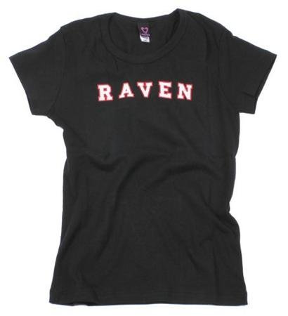 Raven Frat Cap Sleeve Women s T-Shirt - Black