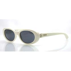 VERSUS White Sunglasses with Smoke Colored Lenses. Model: E17-850