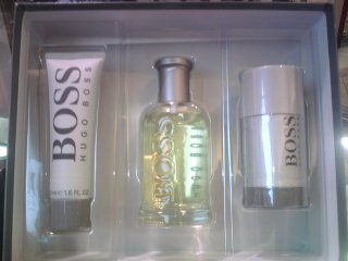 Boss No. 6 by Hugo Boss for Men - 3 Pc Gift Set 3.3oz EDT Spray - 2.4oz Deodorant Stick - 1.6oz Shower Gel