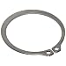 Standard External Retaining Ring, Tapered Section, Axial Assembly, PH15-7 Stainless Steel, Passivated Finish, 3/8" Shaft Diameter, 0.025" Thick, Made in US (Pack of 10)