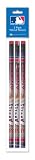 Los Angeles Angels of Anaheim Wood Pencil in Clear Bag - 3 PACK