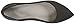crocs Women's Rio Ballet Flat, Black/Platinum, 9 M US