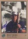 Kelly Gruber, Toronto Blue Jays Autographed Card