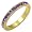 ET-10 Simulated Amethyst Eternity Ring 18kt Gold EP Available in Sizes 4-9 Lifetime Guarantee Anniversary Engagement Band (4)